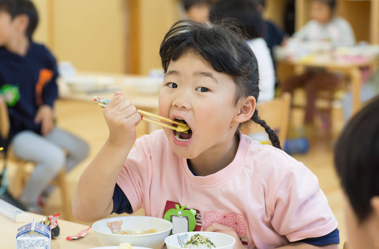 給食の写真